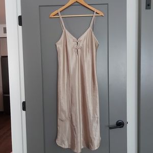 California Dynasty Vintage Satin Nightgown Dress